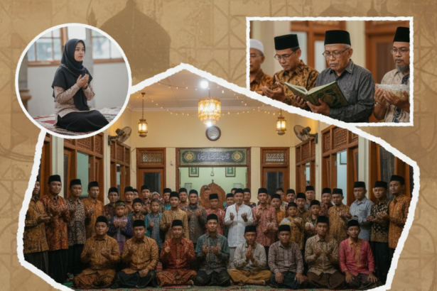 montase kegiatan menyambut bulan suci Ramadhan